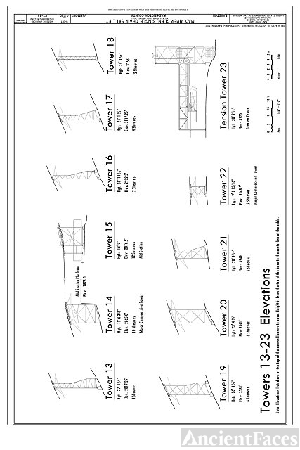 TOWERS 13 23 ELEVATIONS Mad River Glen Single Chair