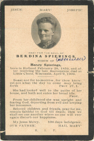 Bernadina (Meggelaar) Spierings Obituary