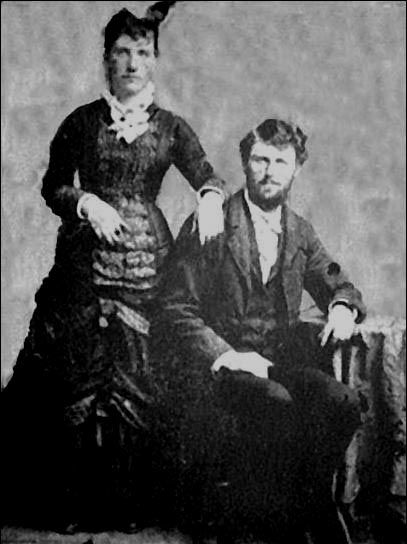 Harriette (McInnis) & Charles McKinley, 1870