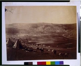 Cavalry camp, church parade