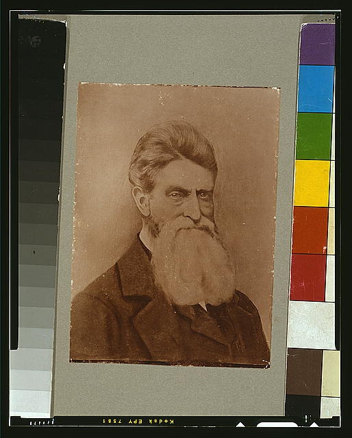 [John Brown, head-and-shoulders portrait, facing slightly...