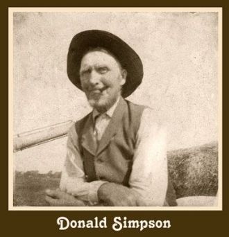 Donald Simpson Circa 1880