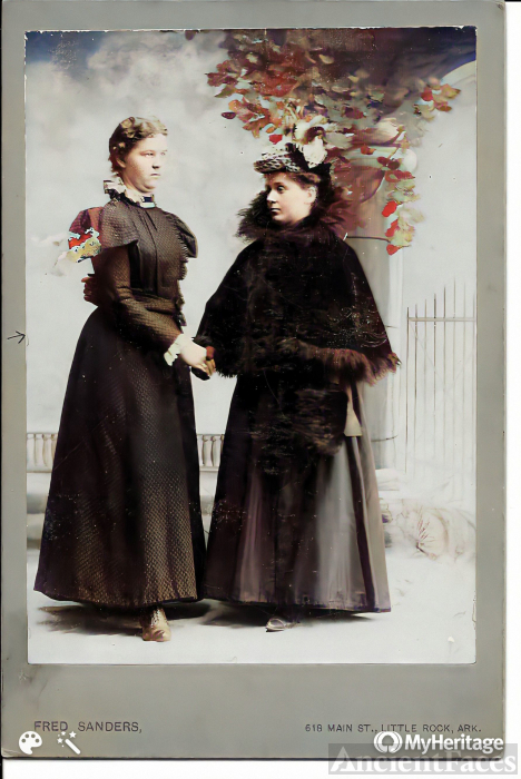 Mathilda Schultz Adams and Bertha Loock