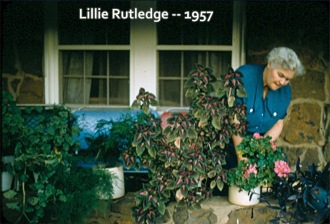Zilphia Elizabeth "Lillie" (Hitt) Rutledge