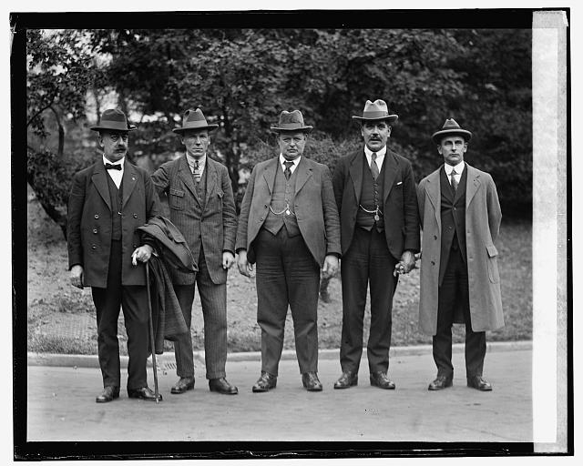 Labor Leaders from England and Germany at W.H., [11/13/24]