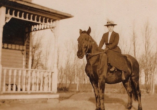 Mary Hauser Levang, North Dakota, c.1900