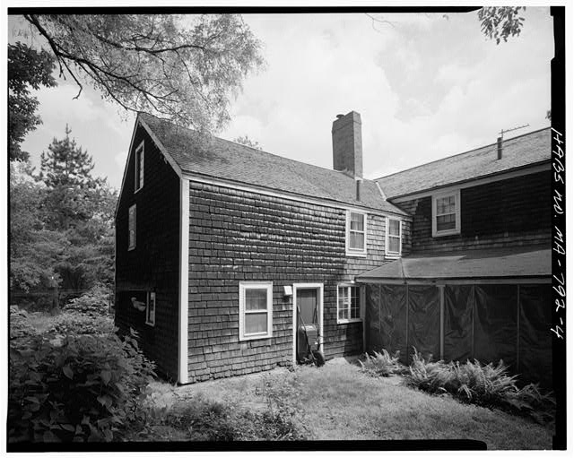 4. GENERAL VIEW OF NORTH (REAR) ELEVATION, LOOKING...