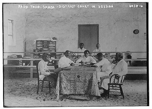 In Faga Togo, Samoa, District Ct.