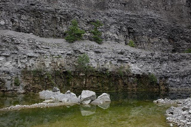 Vulcan Materials Company limestone quarry, Tuscumbia,...