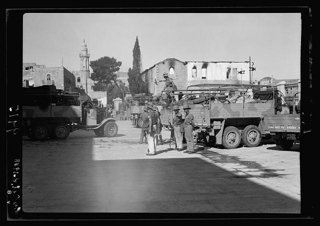 Arrival in Bethlehem of the Worcestershire Rgt. [i.e.,...