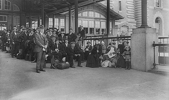 Awaiting examination, Ellis Island