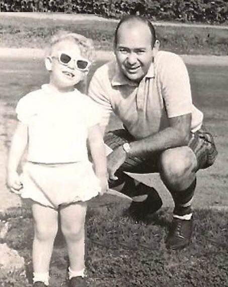 Cynthia Farber Davis "Cindy" and Daddy, Edwin Farber