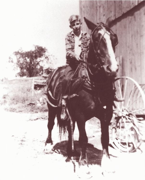 Lowell Mc Robbie & his horse