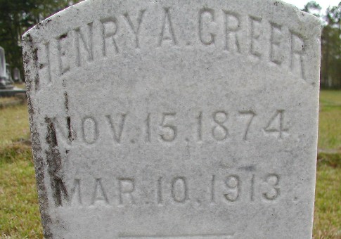 Henry Aquilly Greer-gravesite