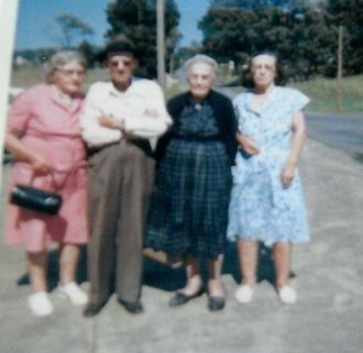 Elmer Woodbeck and Sisters