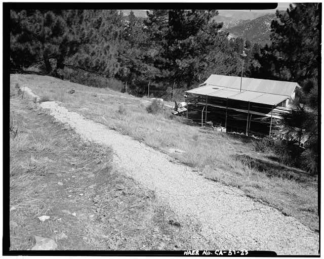 23. VIEW OF DOG KENNELS LOCATED AT LAUNCH SITE, LOOKING...