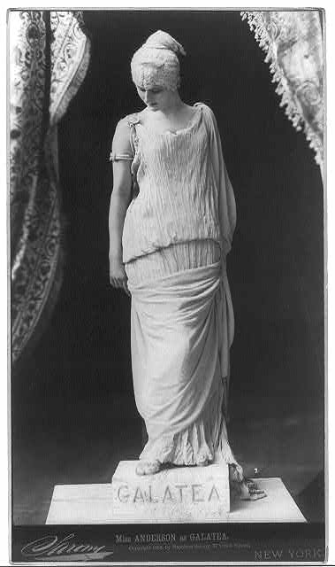 [Mary] Anderson as Galatea