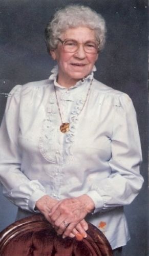 A photo of Della M (Hall) Rhoton Bradshaw