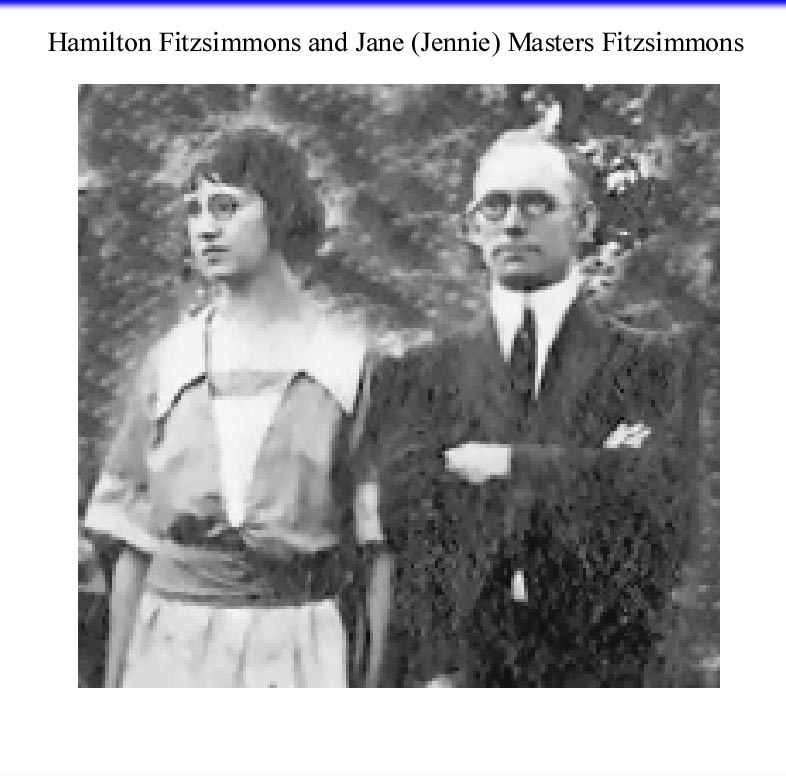 Mr and Mrs Hamilton Fitzsimmons