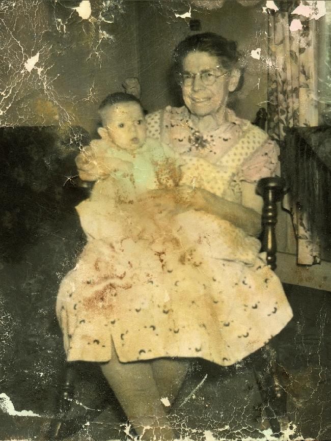 woman holding child