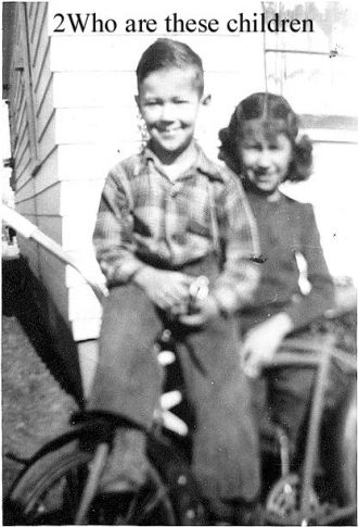 boy & Girl with Bicycle