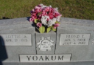 YOAKUM: Floyd Yoakum Gravesite, Paoli, OK