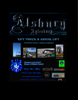Alsbury Aerial Lift Certication