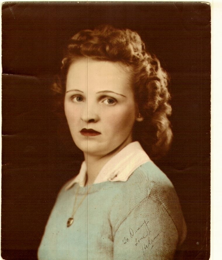 my grandma helen-then