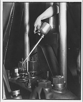 Dalecarlia Reservoir. Oiling pumping machine, Dalecarlia...