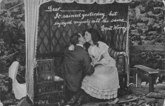 Romantic postcard Romantic postcard