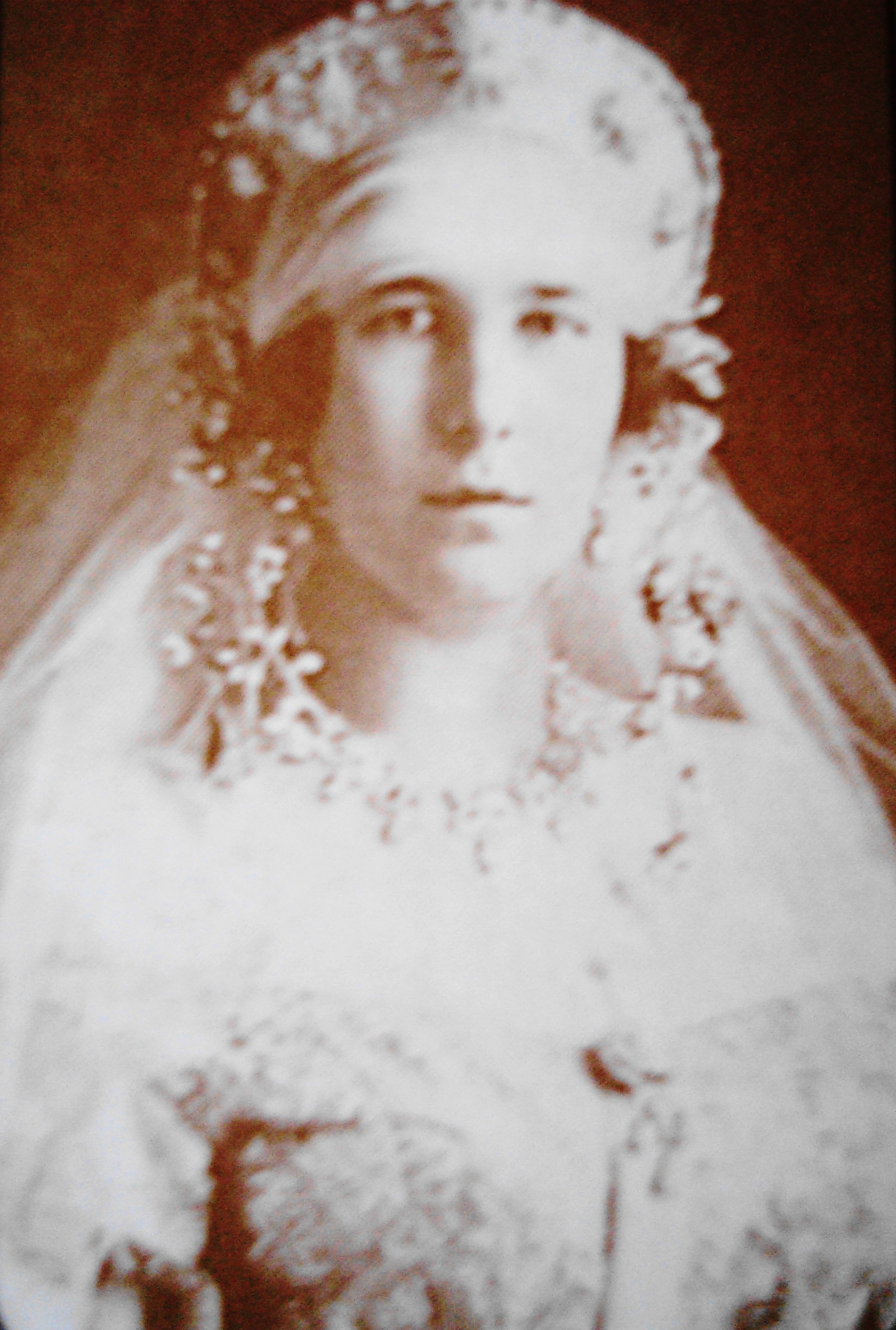 Grand Duchess Maria Kirillovna as a bride