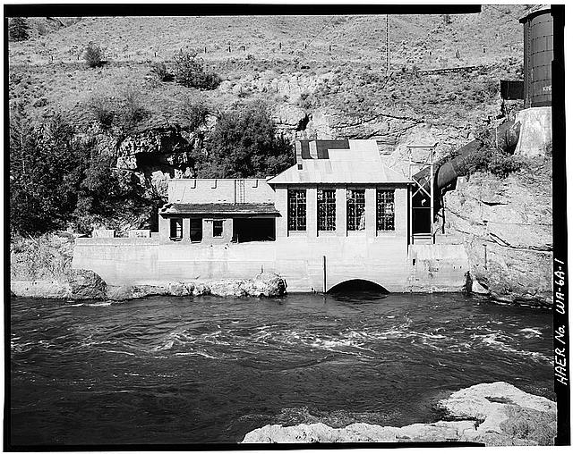 1. VIEW SHOWING EAST FACADE OF POWERHOUSE, LOOKING...
