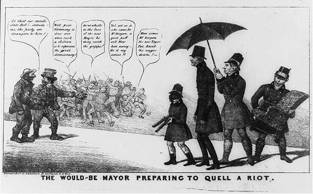 The would-be mayor preparing to quell a riot