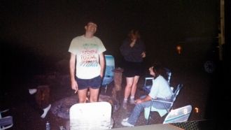 Clell Blair Pickett, camping