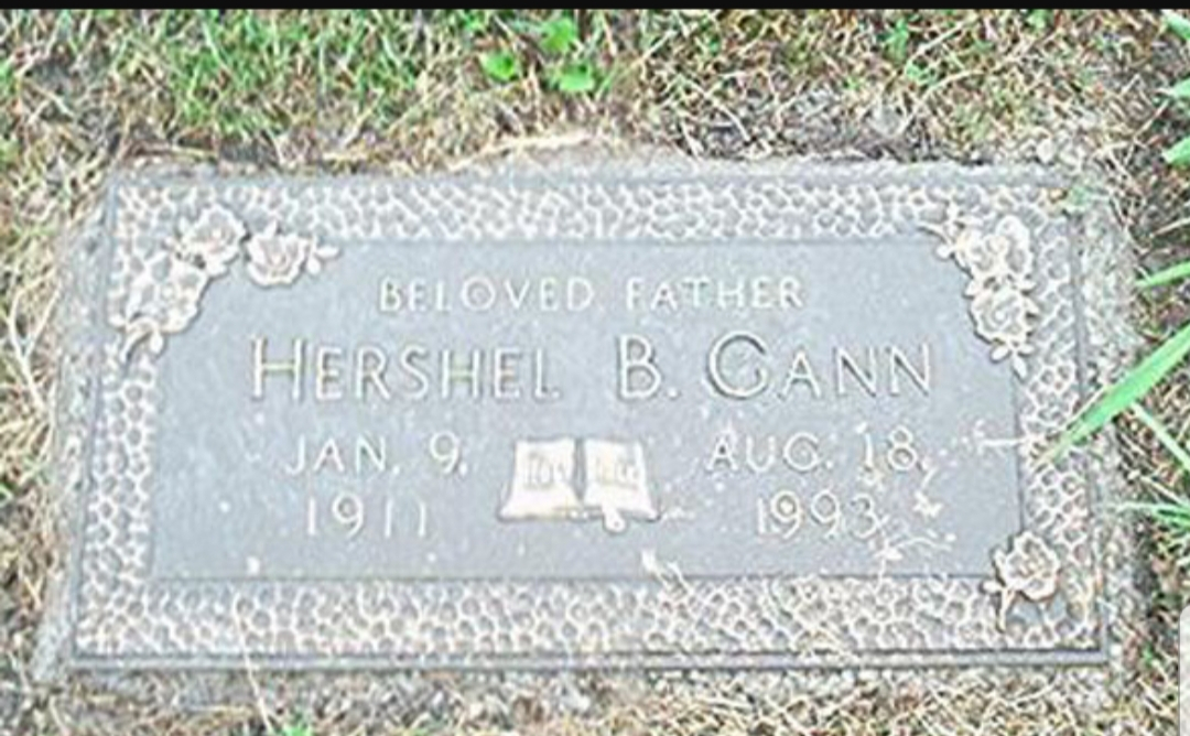 Hershel Buford Gann Grave Stone