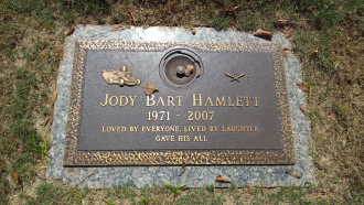Jody Bart Hamlett Gravesite