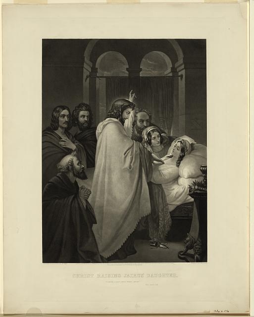 Christ raising Jairus' daughter / The original picture by...