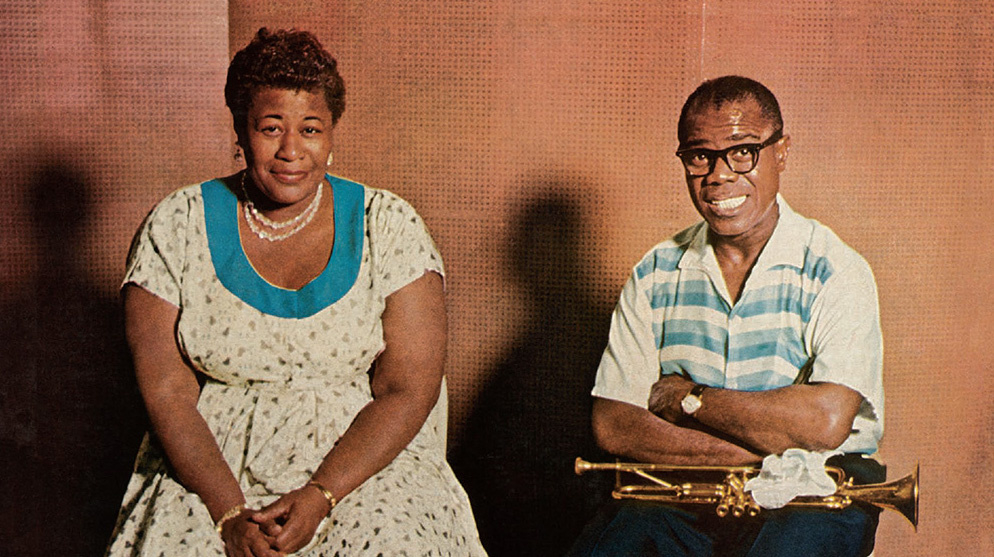 Ella Fitzgerald and Louis Armstrong