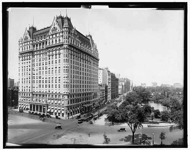 [The Plaza Hotel and Central Park, New York, N.Y.]