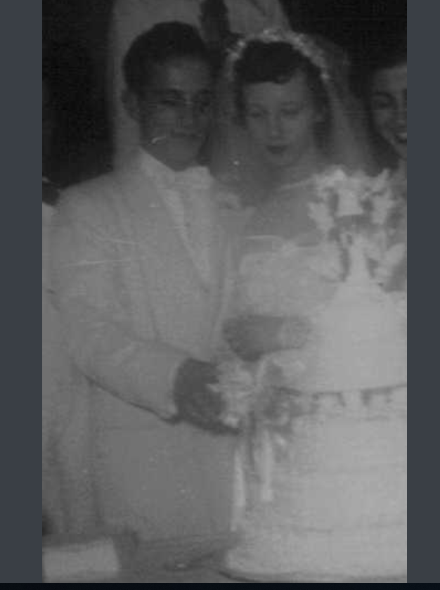Thomas and Betty Goss Briglovich  Wedding October 29, 1956