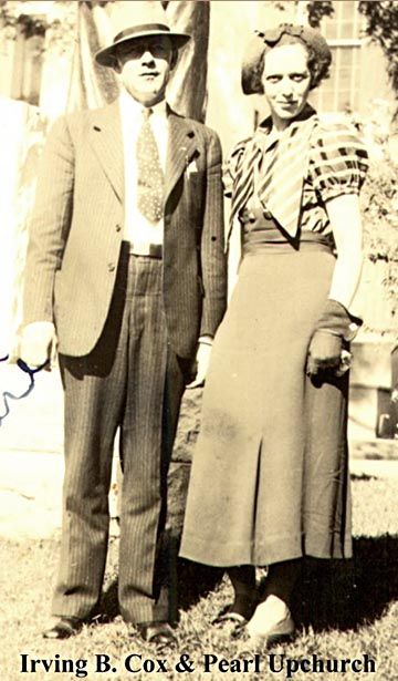 Pearl Lounette (Upchurch)  & Irving Bryan Cox, 1935