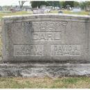 The Tombstone of David Arthur Carl (1852-1941) and His Wife, Mary B. (Williams) (1861-1942) in Dade Co, MO