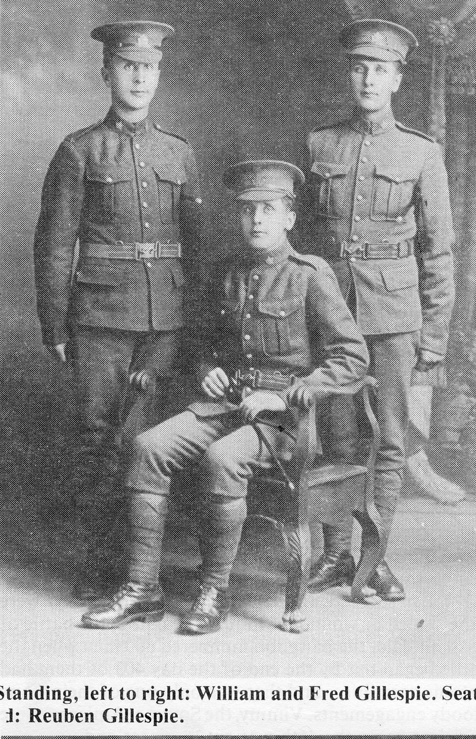 William, Reuben and Fred Gillespie 