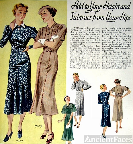Vogue patterns for the 1930's