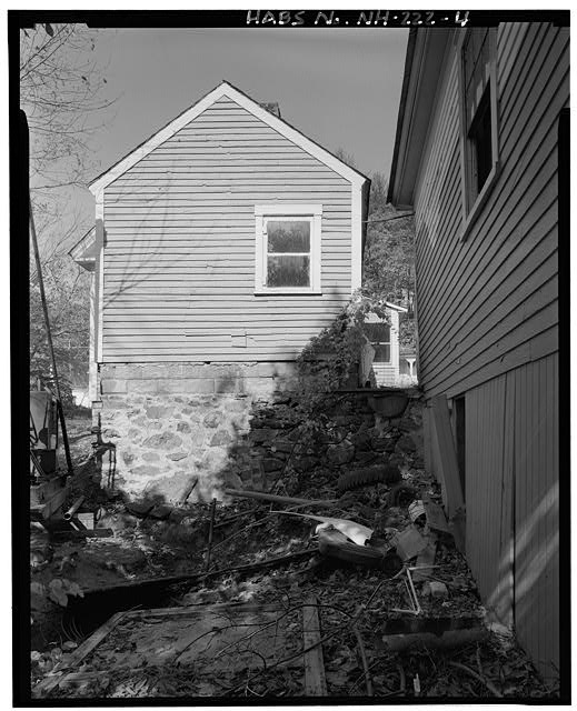 4. Rear (south elevation) of ell. West wall of thye...