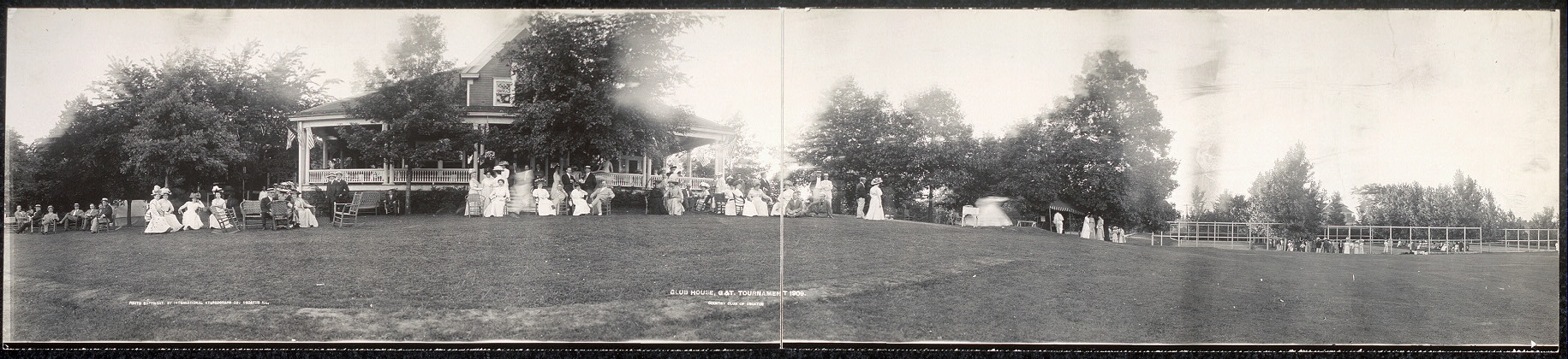 Club house, G & T Tournament, 1909, Country Club of Decatur