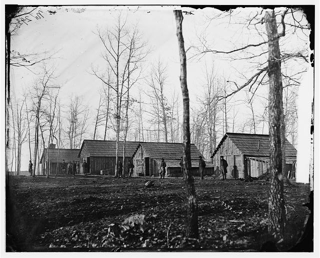[Rappahannock Station, Va. Quarters of field and staff...