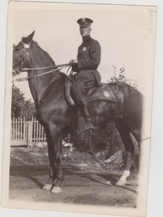 J. Elmer Mason, 1922 Mounted police