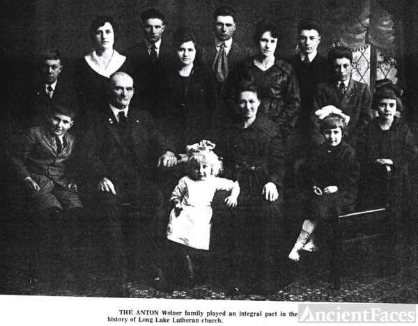 Anton Wolner Family From Odin Minnesota
