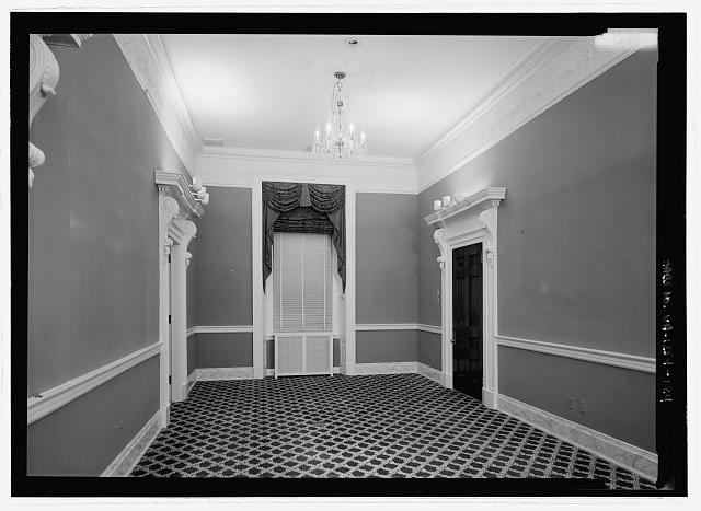 Third floor, view of the Governor's conference room,...